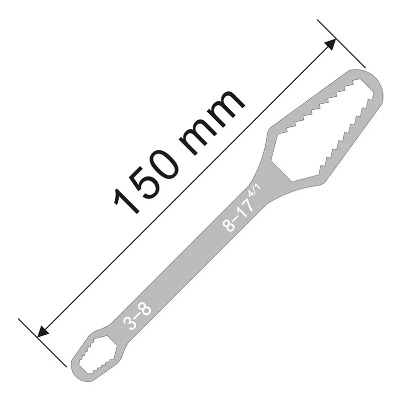 8mm-22mm Universal Wrench - Self Tightening